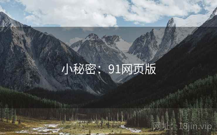 小秘密：91网页版